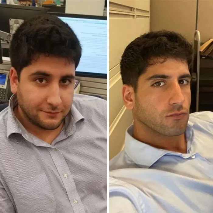 Daniel’s transformation: slimmer shape, sharper style, disciplined routine